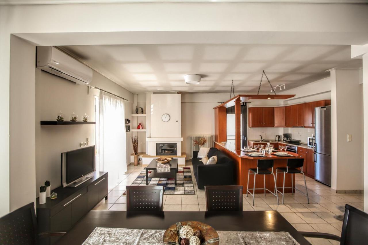 Grand Meteora Central Luxury Apartment 칼람파카 외부 사진