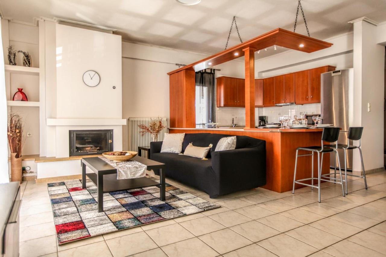 Grand Meteora Central Luxury Apartment 칼람파카 외부 사진